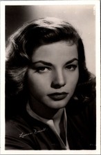 Lauren Bacall Portrait RPPC Vintage Real Photo Postcard Hollywood Starlet picture