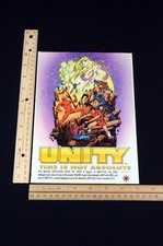 1992 Valiant Comics Unity Magazine Page Print Ad Poster 1990s 90s Vintage picture