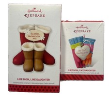 NIB Hallmark Keepsake Christmas Ornament 2013-2014 Set/2 Like Mom Like Daughter picture