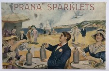 Prana Sparklets Homemade Soda Beach Women Advertising Postcard S5 picture
