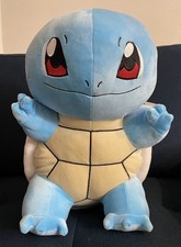 New Squirtle 15” Plush Round 1 Exclusive NWT Pokemon Licensed - US Seller picture