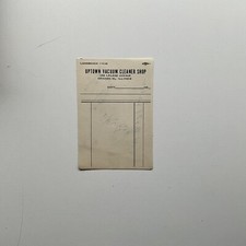 Vintage 1950’s Uptown Vacuum Cleaner Shop Invoice Leland Ave Chicago 40 Illinois picture
