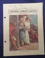 1938 CONCORDIA PRIMARY LEAFLETS Vol 28 No 2 Lesson 23 CONCORDIA PUBLISHING HOUSE picture