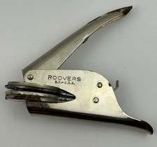 Vintage Roovers NY USA Pocket Notary Seal Embosser Stamp Steele County Minnesota picture
