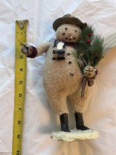 Vintage Cody Foster Snowman ESC Trading Co Primitive 9” With Tag picture