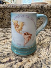 1901 Pan American Exposition Buffalo NY Columbian Art Pottery Souvenir Stein picture