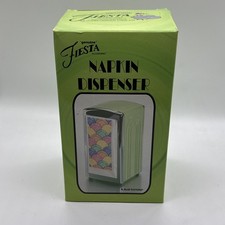 Fiesta Chartreuse Napkin Dispenser In Box 1996 Fiestaware Retired picture