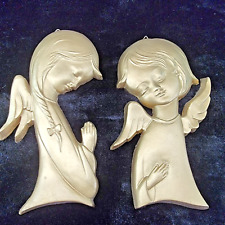 Angels Wall Hanging Plaques Gold 6