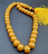 Beautiful Old Unlimited Color Natural Sandalos Islamic Rosary Tasbhi Beads Afgha picture