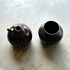 Vintage 19th Century Soy Sauce Jar and Decanter picture