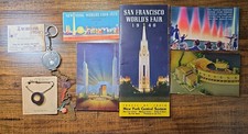 1939-40 NY World Fair San Francisco 1940 Train Brochure Keychain Ephemera Lot picture
