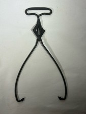 Rare Vintage Thomasville Ice & Mfg Co Georgia GA Ice Tongs Advertising Metal picture