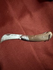 Linsen Pocket Knife / Wooden Handle / Vintage Collectible picture