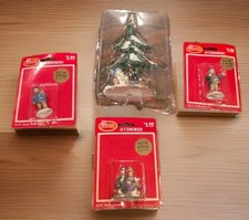 Dickens Collectables Village Lot 4 Sealed New 1998 Resin Christmas Figures picture