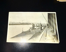 Vintage USS H-7 Submarine San Pedro California Postcard Navy Base 4 Delta AZO RP picture
