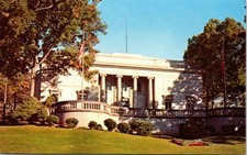 Atlanta Georgia GA Cyclorama Building Grant Park Vintage 1969 Postcard US Flag picture