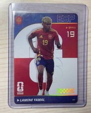 Panini Kayou 2026 Football Lamine Yamal Blue Parallel Refractor Card /99 #137 picture
