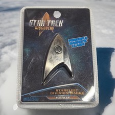 QMx Star Trek Discovery Starfleet Sciences Division Badge Pin New picture