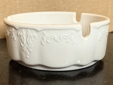 Vintage White Porcelain Ashtray by Hogermann, Germany, 1980 picture