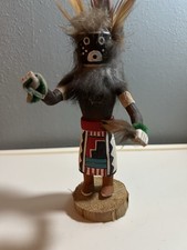 Native American Indian Handmade Kachina Doll. Informative Is On The Bottom. picture