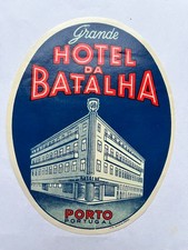 Vintage GRANDE HOTEL da BATLHA DECAL Porto, Portugal picture