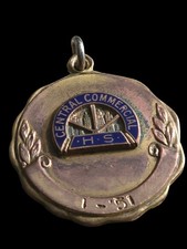 Vtg Central Commercial High School Pendant New York 1951 picture