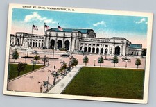 c1920 Union Station Washington DC Vintage Postcard picture
