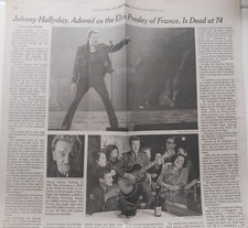 Johnny Hallyday French Elvis Cleo Laine 97 Emmanuelle Riva 89 Obituary NY Times picture