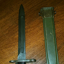 PAL WWII U.S. Military Bayonet Knife with Scabbard, Original United States picture