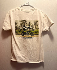 Harley-Davidson Honolulu Hawaii Aloha Graphic T-Shirt Size M picture