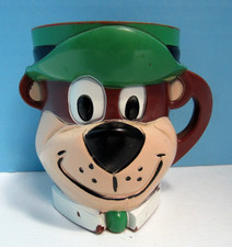 VTG. 1961 YOGI BEAR PLASTIC CUP/MUG BY F & F MOLD & DIE WORKS KELLOGG'S CEREAL picture