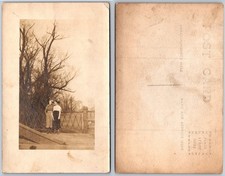 RPPC Three Women Gate Photo Postcard picture