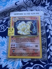 Vulnona German Ninetails Holo Rare Pokemon Card 12/102 First Edition picture