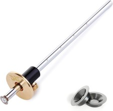 Wheel Marking Gauge, 2 Extra Blades, Laser Engraved Graduations, Solid Brass Fac picture