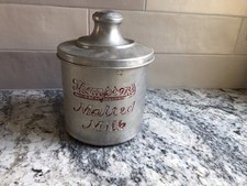 Antique Thompson's Double Malted Malted Milk Canister Canister Ice Cream Parlor picture