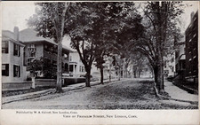 c1910 Advertising Postcard Franklin Street , New London CONN . picture