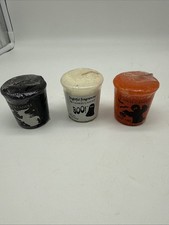 Vintage Halloween Yankee Candle Votive Lot Sealed Witches Brew Candy Corn picture