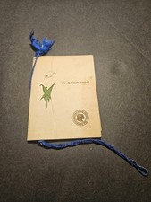 1923 Washington and Lee University Easter Hop Dance Card Booklet W&L Cotillion picture