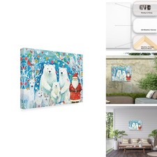Trademark Fine Art Michael David Ward Christmas Family Outdoor Canvas Art Patio picture