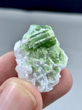 16 Gm Tourmaline Crystal Bunch Combine On Cleavelandite Matrix - Afghanistan picture
