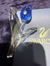swarovski flower figurine - blue picture
