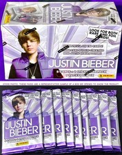 2010 Panini Justin Bieber FACTORY SEALED BOX = 9 Unopened PACKS Possible DRAKE ? picture