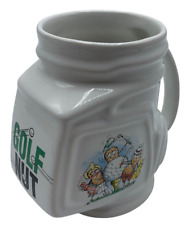 Vintage 1993 Golf Mug Golf Nut Peanut Graphics Golf Bag Shape Fun Party Cup picture
