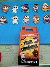 2026 Disney Parks Chip 'n Dale Trick or Chipmunk Mystery Pins picture