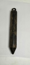 VINTAGE  6” BRASS METAL LUFKIN 590 G PLUMB BOB 590G picture