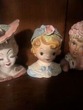 vintage 1956 Geo. Z. Lefton ceramic head case picture