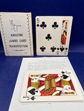 Samuel Berland Vintage Amazing Jumbo Card Transposition picture