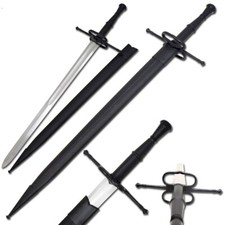 German Bastard Full Tang Tempered Battle Ready Handmade Sword *SHARP EDGE BLADE* picture