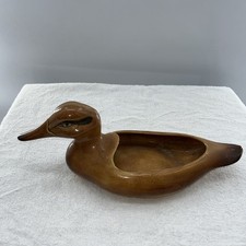 Vintage Beau-Chateau Duck Planter Mid-century Pottery Syracuse NY Brown Ceramic picture