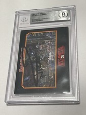 Nicko McBrain Signed Iron Maiden Impel MegaMetal Card IP Slabbed Beckett BAS d picture